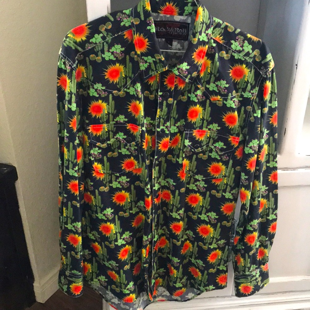 Men’s Rock&Roll Pearl Snap Shirt